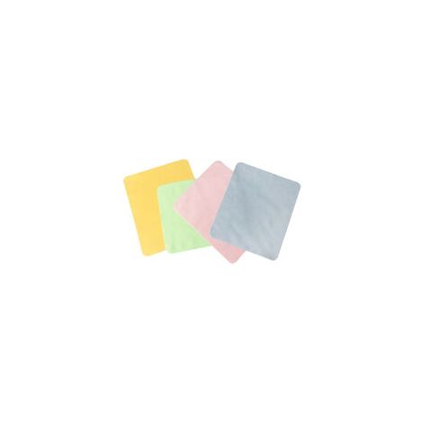 100 chiffons de nettoyage en microfibres - Couleurs mélangées - 17.5x14.5cm pour lunettes, téléphones portables, ordinateurs portables, etc (1/4)