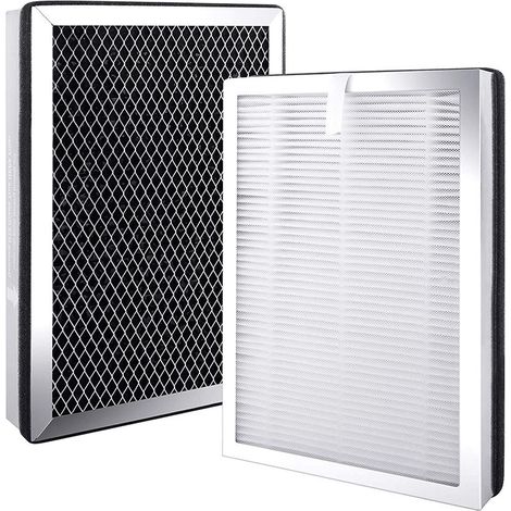 Lntyq Filtres de rechange HEPA MA-25 H13 pour filtre purificateur MA-25 2 pièces Véritables filtres HEPA