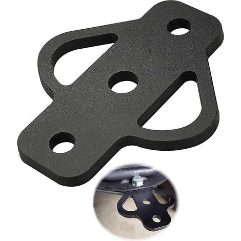 Adaptateur d'attelage 3 voies pour tondeuse à gazon, noir (1/5)