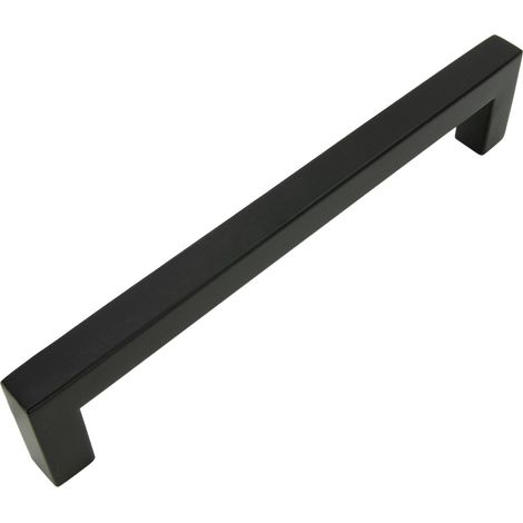 Tirador clásico para muebles, 160 mm, negro (1/5)