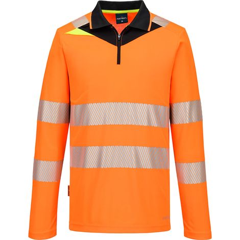 Dx4 Polo Alta Visibilità - Taglia 4xl - Arancione/nero - Portwest