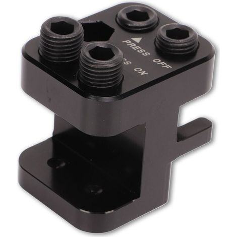 Outil de presse à maillons principaux pour moto et VTT, billette en aluminium anodisé noir pour chaîne 520 525 530