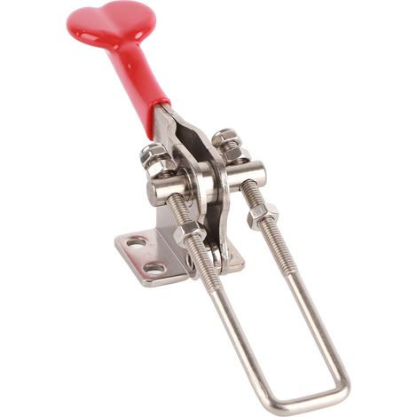 Pince à bascule à dégagement rapide en acier inoxydable, réglable par poussée-traction (1/5)