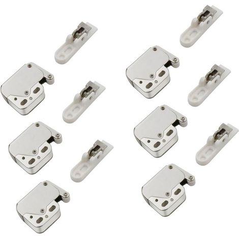 Ferme-portes de placard, amortisseurs robustes en acier et nylon (1/5)