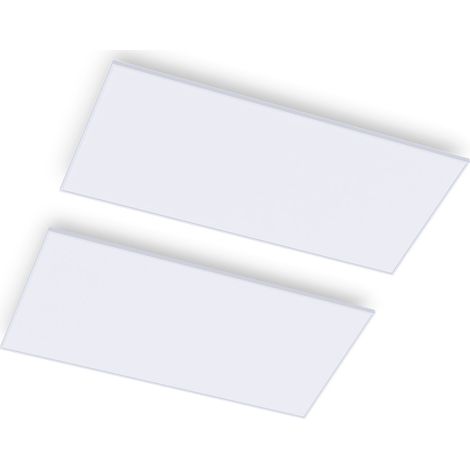 Klarstein Wondersky - Pannello riscaldante a infrarossi da soffitto, set da 2 pz., 700 W, 60 x 6 x 120 cm (LxAxP) IP44