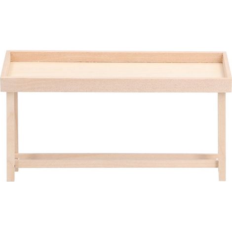 Étagère de présentation pour maison de poupée 1:12, support en bois miniature pour décorations DIY, étagère à fruits et légumes (1/5)