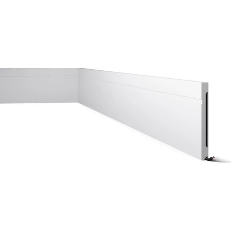 NMC – Plinthe polystyrène HD Noël & Marquet 200 x 18 x 2000 – Protection contre chocs et salissures – Design linéaire moderne – 1 pièce (1/5)