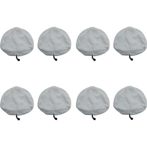 Juego de 8 paños triangulares de microfibra lavables para fregonas de vapor y suelos duros. (1/5)