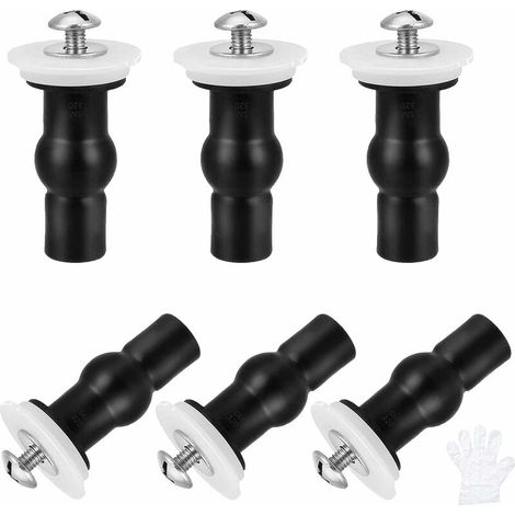 Kit de Fixation pour WC - 6 Vis de Toilette avec Chevilles en (1/5)