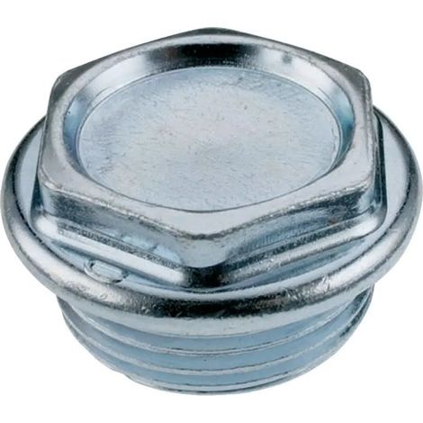 Tappo Zincato Da 1" 1/4 Per Radiatore - Destro