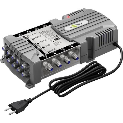 Multiswitch Sat 9 ingressi/8 uscite, distributore per max. 8 utenti da due satelliti.