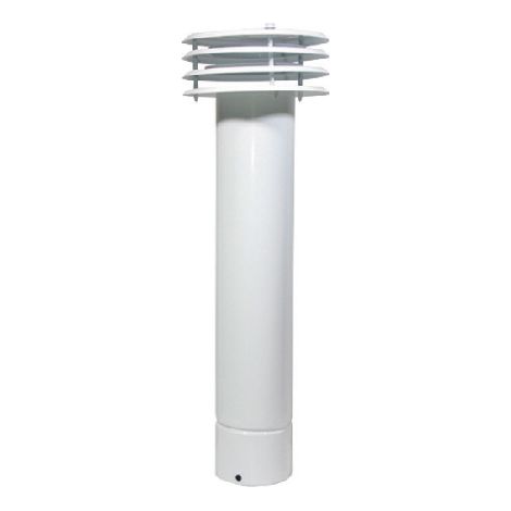 ESALATORE FUMO VENTILATO IN LAMIERA VERNICIATA BIANCA- Diam. 130- DK- pezzi 1