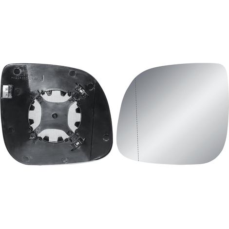 Rétroviseur extérieur gauche de rechange en verre chauffé avec plaque arrière pour Transporter T5 T6 2010-2024 Multivan 2010-2019 (1/5)
