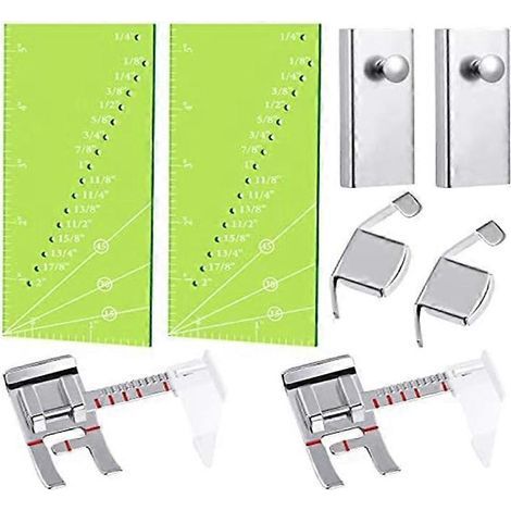 4 modèles d'aimants pour machine à coudre : guide de couture magnétique. pied presseur magnétique pour machine à coudre. (1/5)