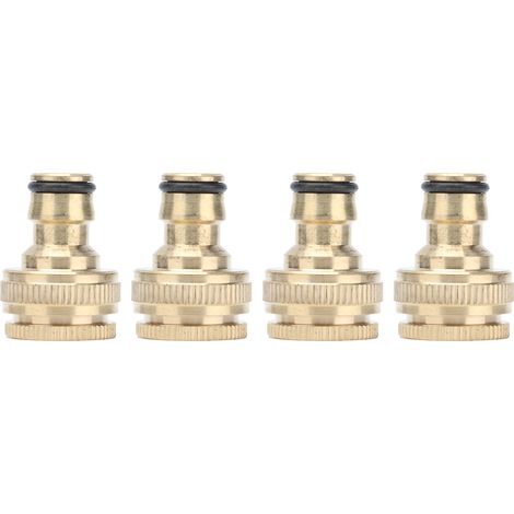 Stück 1/2" und 3/4" Messing-Wasserhahnverschraubungen für Wasserrohrverbindungen mit Innengewinde (1/5)