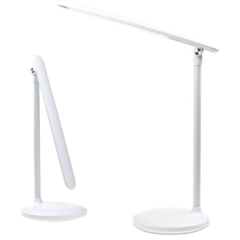 Stufenlos dimmbare Schreibtischlampe in drei Farben, weiß, für Smart Home, faltbare Leselampe für Studentenwohnheime, wiederaufladbar, zum Schutz der Augen von Studenten (1/5)