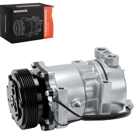 Compresseur de climatisation, Diamètre de poulie 119 mm, Réfrigérant R134a, Tension nominale 12 V, Quantité d'huile 160 ml, Compatible avec les marques automobiles (1/5)