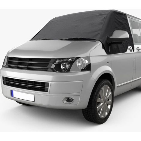 Bâche pare-brise camping-car T5 Oxford 600D anti-gel, neige, poussière, soleil (1/5)