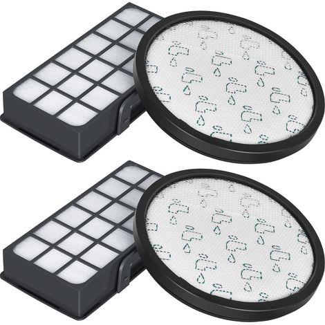 HEPA Filters for Rowenta X-Trem Power Cyclonic RO6984EA RO6941EA RO6963EA RO6921EA RO6971EA RO6993EA (Model RO69XX) Vacuum Cleaners, Replacement Filter Accessories ZR006001 (Pack of 2) (1/5)