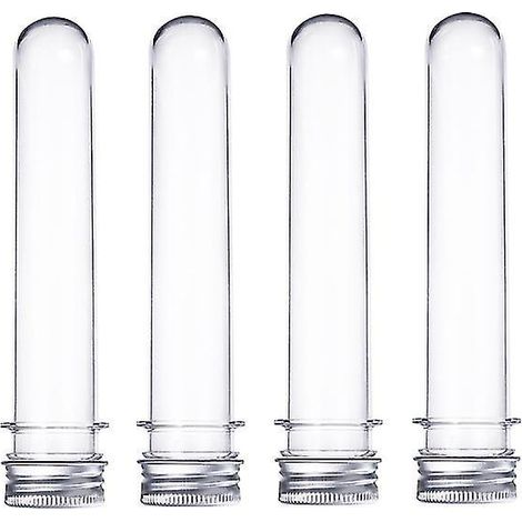 6 tubes à essai en plastique