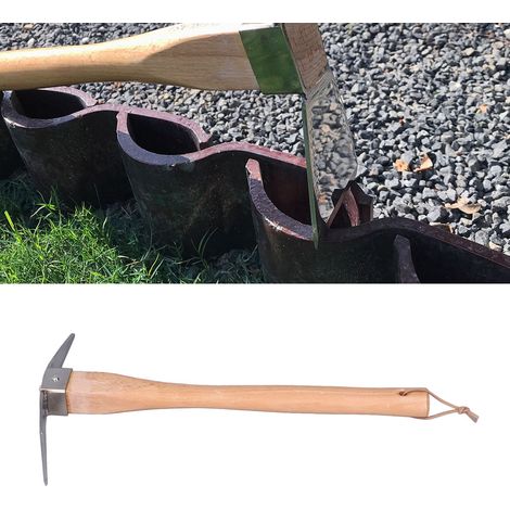 Houes en acier inoxydable, râteaux à mauvaises herbes, outils agricoles, petites houes pour la plantation de légumes, houes à fleurs, outils agricoles et de jardinage (1/5)