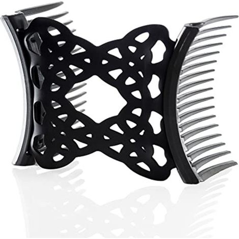 Peignes extensibles Easy Combs, pinces à cheveux élastiques, barrettes stretch, double glisse pour femmes, filles et adolescentes (1/4)