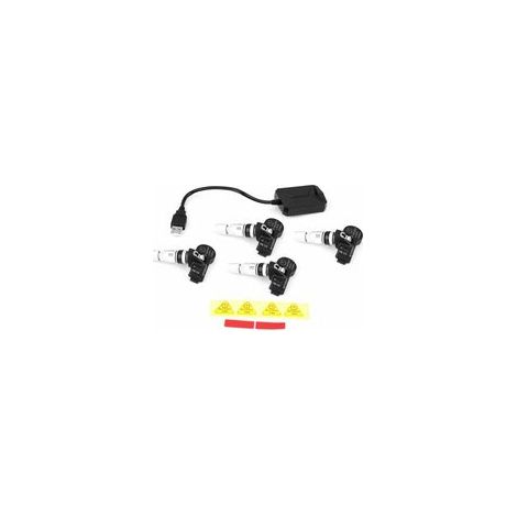 Adatto ai ricevitori del sistema di monitoraggio della pressione degli pneumatici di bordo Keenso, dotato di 4 sensori USB per veicoli e compatibile con display di navigazione Android.