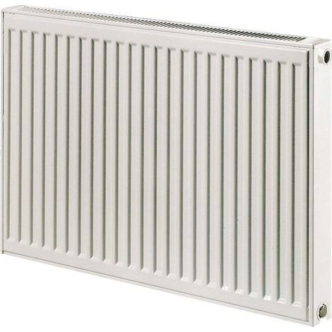 Radiateur eau chaude acier Compact B type 21 habillé - H500 x L400mm - 4 trous - Henrad