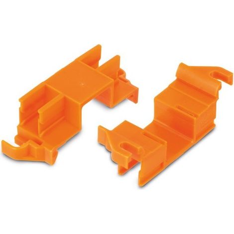 Adaptateur de montage pour 4 micro-connecteurs, orange, 243-112 /10 pièces/ (1/2)