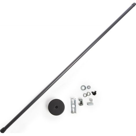 Barra Suspensión Extensible Carril Focos LED 75 ► 150Cm - Negro (1/3)