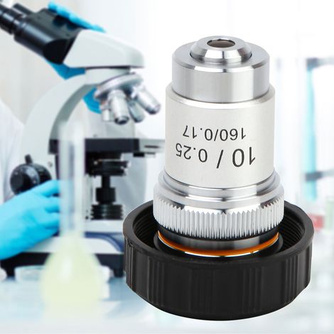 195 AllSteel Achromatisches Objektiv für alle biologischen Mikroskope (10x) (1/5)
