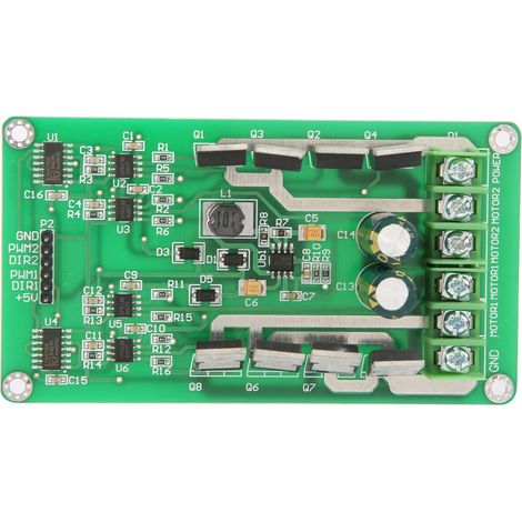 Module de commande de moteur CC double canal IRF3205, pont en H avec fonction de freinage (1/5)