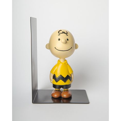 Fermalibro Charlie Brown 12 x 10 x 18 cm Giallo Marrone Peanuts Collection