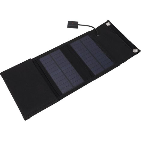 Chargeur Solaire Pliable, Chargeur Solaire Pliable 5 V 10 W, Chargeur Solaire Portable en Silicium Polycristallin, Petit Panneau Solaire Pliable étanche pour Les Activités de (1/5)