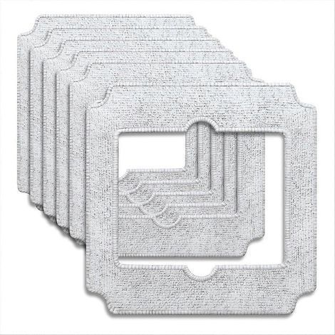 Lot de 6 Lingettes de Nettoyage pour Robot Lave-Vitres ECOVACS WINBOT Mini, Chiffon Microfibre Lavable et Réutilisable, Compatible avec WINBOT Mini (1/5)