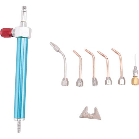 chalumeau de soudage eau-oxygène avec 5 buses, équipement de soudage à l'hydrogène pour la bijouterie, outils d'orfèvrerie (1/5)