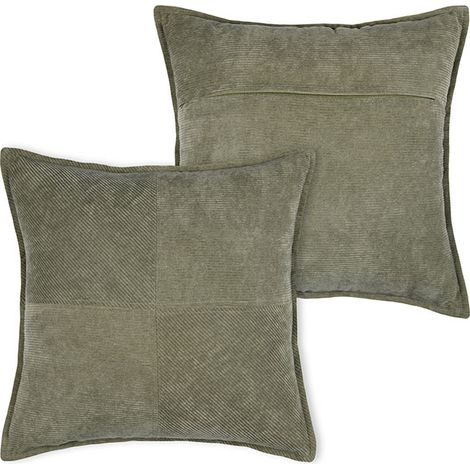 Cojín Dandy Verde Oliva 45x45cm - Tela