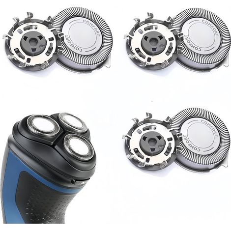 Scherkopfeinheiten SH30/SH50, hochwertiger Stahl, 360°-Drehsystem, für Philips Serie 1000-5000 (1/5)