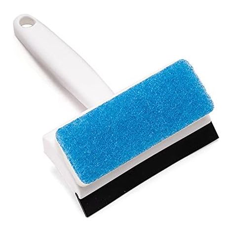 CCYKXA Shower Squeegee Glass Squeegee Wiper and Scrubber Window Cleaner Glass Cleaner Double Sided Blade Rubber and Sponge Household Accessories Tools Window Cleaner