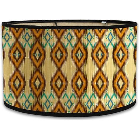 Lampenschirme mit Print, ovaler Lampenschirm 30x30x20CM, Vintage-Lampenschirme H--