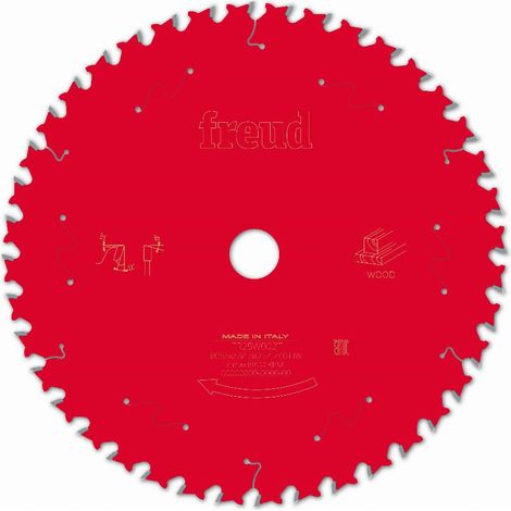 Lama per sega circolare portatile FREUD - Ø255 2,8/1,8 AL25,4 Z40 BA 15° - F03FS10134 -FR25W002T