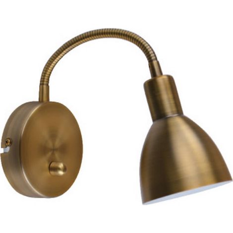 Wandleuchte, Wandlampe Innen "Amrei" aus Metall dimmbar für Wohnzimmer & Esszimmer von Lindby (1/5)