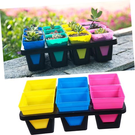 Filiyano – support pour plantes d – Plateau de culture en plastique, support pour plantes d'intérieur, antichoc, pour la germination et le jardinage (1/4)