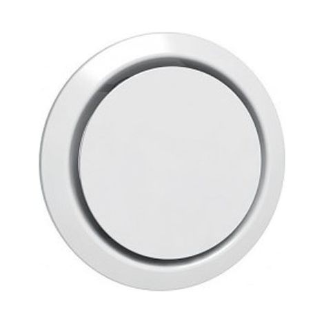 Bouche plastique réglable de 15 à 140 m3/h manchette à griffes D100 mm S&P (UNELVENT) 853575 (1/6)