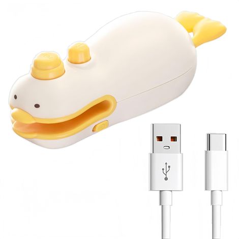Mini sellador 3 en 1, sellador térmico y cortador, sellador magnético y colgante recargable por USB, lindos y prácticos gadgets de cocina para sellar bolsas de papas fritas, dulces y otras bolsas de p