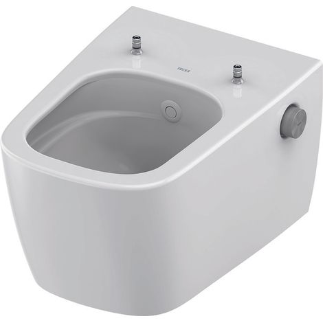 WC douche TECEneo, eau chaude et froide, à fond creux,