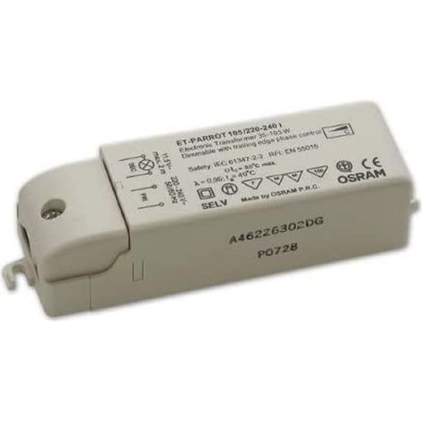 1 Transformateur électronique pour lampe à décharge, haute efficacité, protection thermique