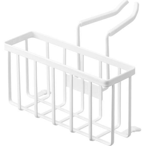 étagère de rangement blanche, 20,318,514 cm, 1 unité pour évier, robinet, ustensiles de cuisine, éponge et produits de nettoyage. (1/5)