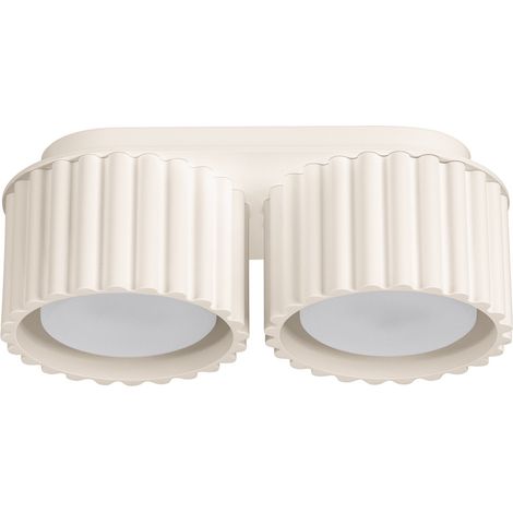 Lámpara de techo Aura 2 GX53 beige ALU Sollux SL.1793 (1/5)
