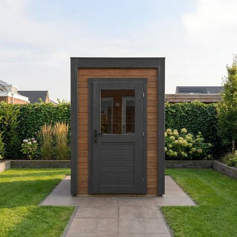 Casetta da giardino in legno Veya 1.59x1.59 m - 2.53 m2 - 28 mm - impregnata - 000059 (1/4)